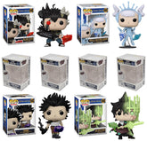 Funko Pop Black Clover + Protector: Anime Pop! Animation Vinyl Figure (Collector Gift Set Bundled with ToyBop Box Protector Case) (Set of 4)
